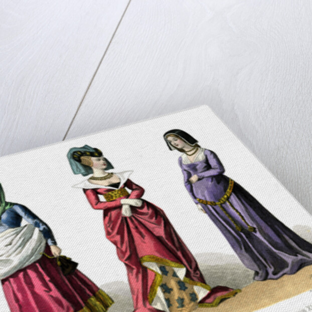 French costume: Charles VI, Charles VII, Louis XI by Anonymous