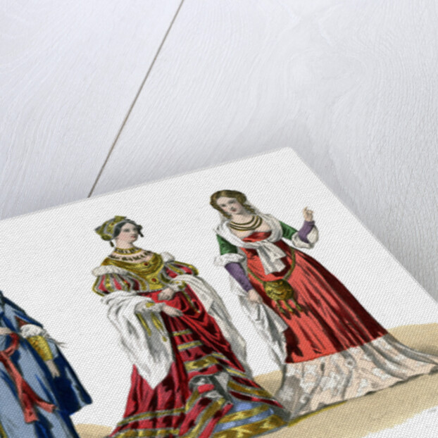 French costume: Charles VIII, Louis XII by Anonymous