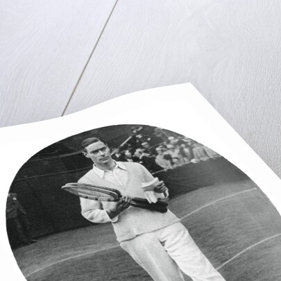 The Duke of York as a competitor in the men's doubles at Wimbledon by Anonymous