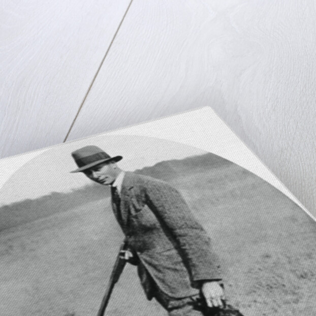 The Duke of York at a shooting party in 1922 by Anonymous