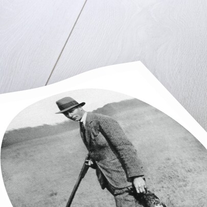 The Duke of York at a shooting party in 1922 by Anonymous