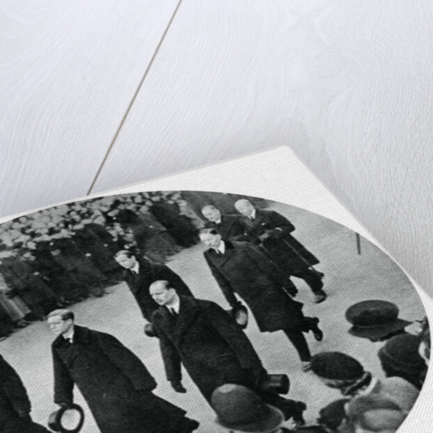 The Duke of York and his brothers in King George V's funeral procession by Anonymous