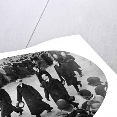 The Duke of York and his brothers in King George V's funeral procession by Anonymous