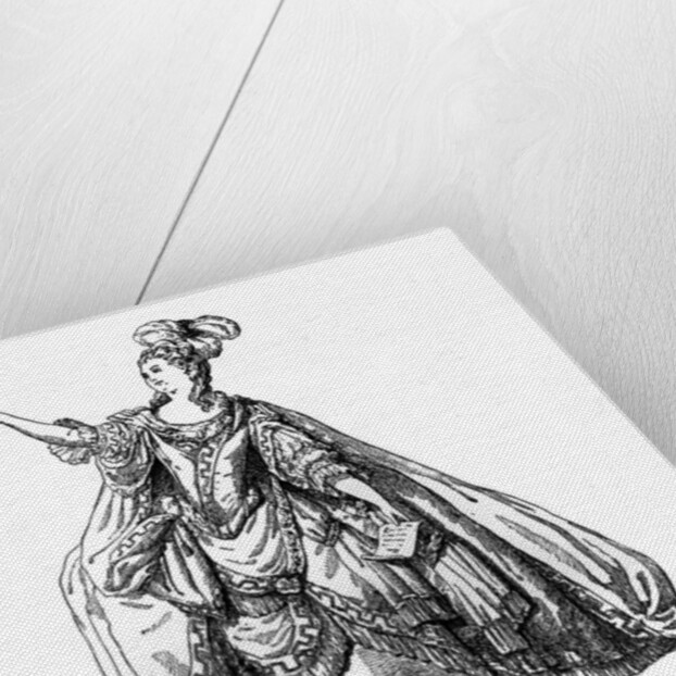 Costume From The French Theatre by Moreau