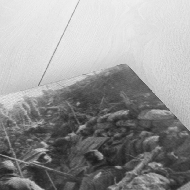 Abandoned German trenches, Eparges ridge, near Verdun, France by Anonymous