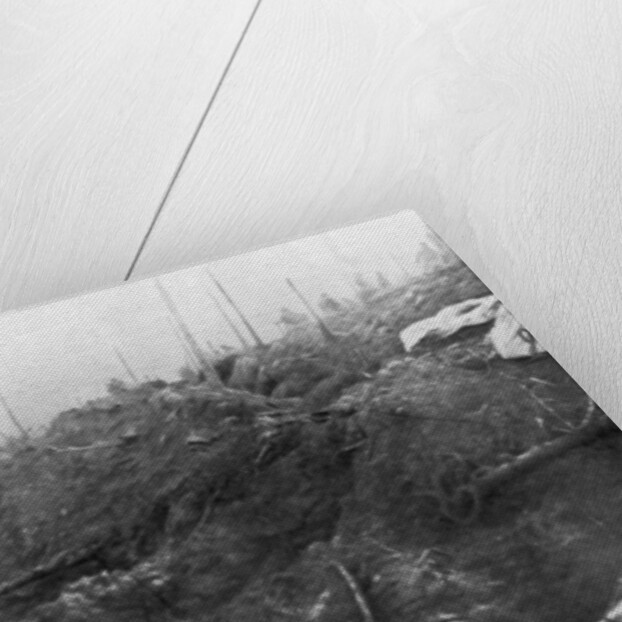 French troops prepare for a German counter-attack, Eparges ridge, near Verdun, France by Anonymous