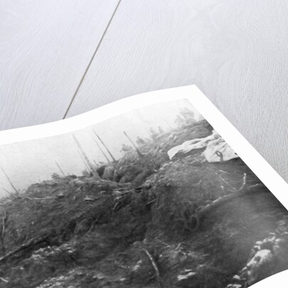French troops prepare for a German counter-attack, Eparges ridge, near Verdun, France by Anonymous