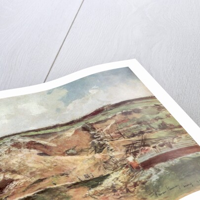 The Funnel of Carency by Francois Flameng