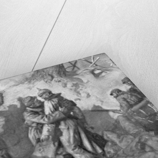 The conquest of the fort, Notre-Dame de Lorette, Artois, France by Lucien Jonas