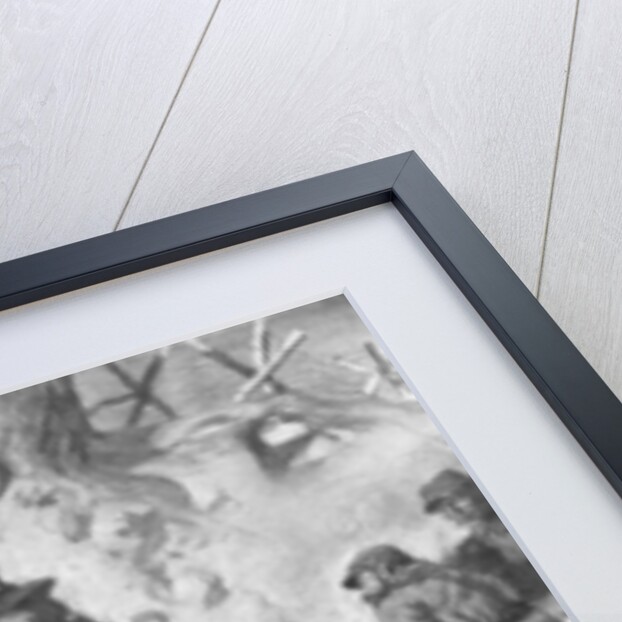 The conquest of the fort, Notre-Dame de Lorette, Artois, France by Lucien Jonas