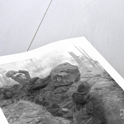 French Chasseurs Alpins fighting in Alsace during 1914 by J Simont