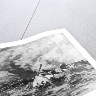 The lifeboats of RMS Lusitania by Samuel Begg