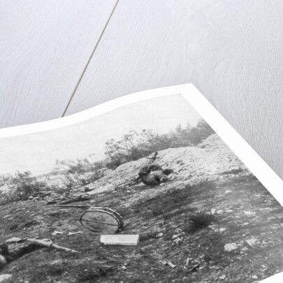 German dead, Second Battle of Champagne by Anonymous