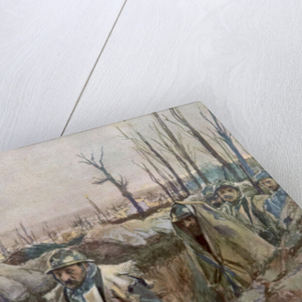 A French Trench in the Village of Souchez, Artois, France by Francois Flameng