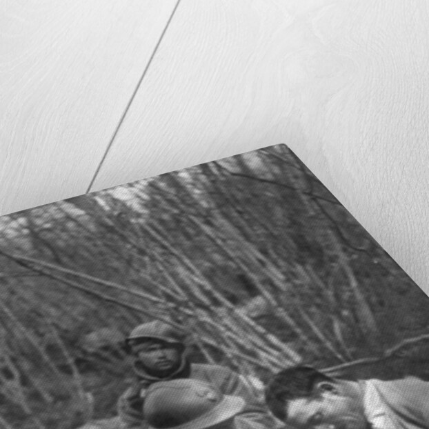 A French soldier's wounds are treated, World War I, France by Anonymous