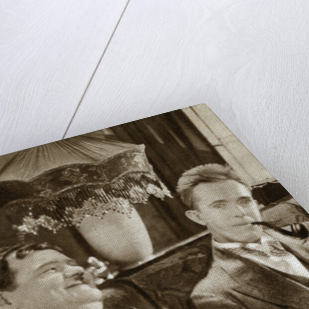 Stan Laurel and Oliver Hardy, American-based comedy duo by Anonymous