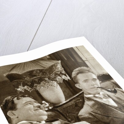 Stan Laurel and Oliver Hardy, American-based comedy duo by Anonymous