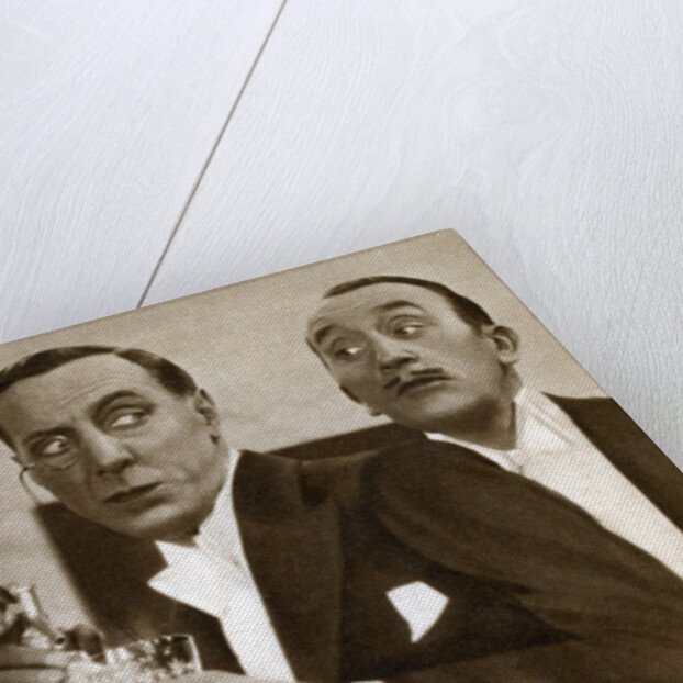 Tom Walls and Ralph Lynn, English actors by Anonymous