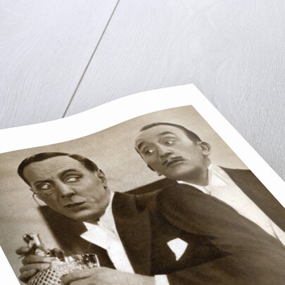 Tom Walls and Ralph Lynn, English actors by Anonymous