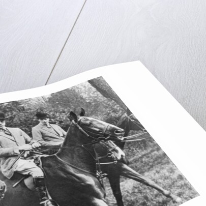 King George V riding in Windsor Great Park with his sons by Anonymous
