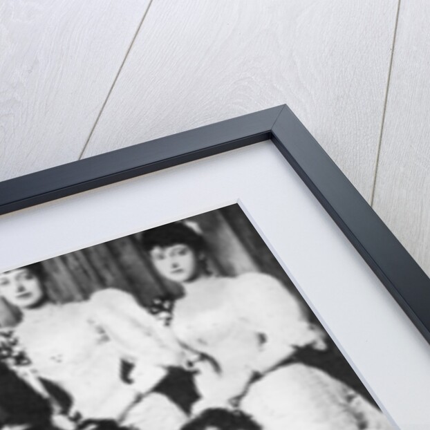 The wedding group of King George and Queen Mary by Anonymous