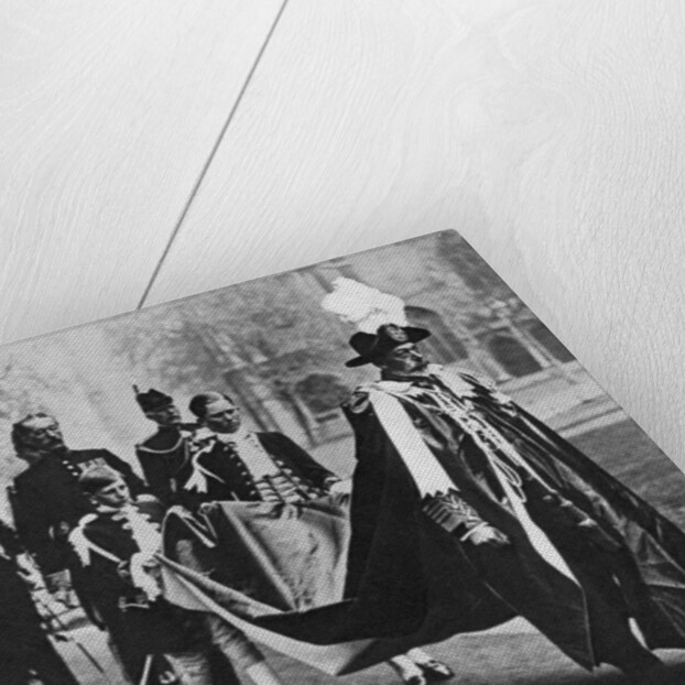 King George V in his robes as sovereign of the Order of Bath by Anonymous