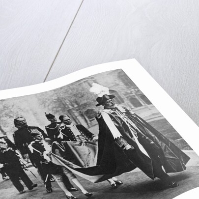 King George V in his robes as sovereign of the Order of Bath by Anonymous