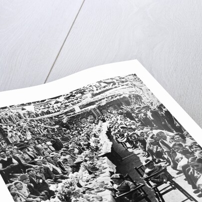 Jubilee tea party for children in Orville Road, Battersea, London by Anonymous