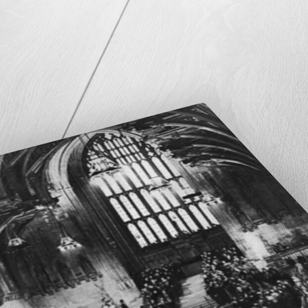 King George V lying in state in Westminster Hall, London, January 1936 by Anonymous