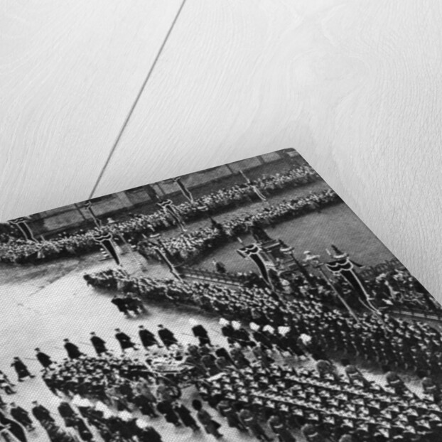 King George V's funeral procession passing out of Palace Yard, London by Anonymous