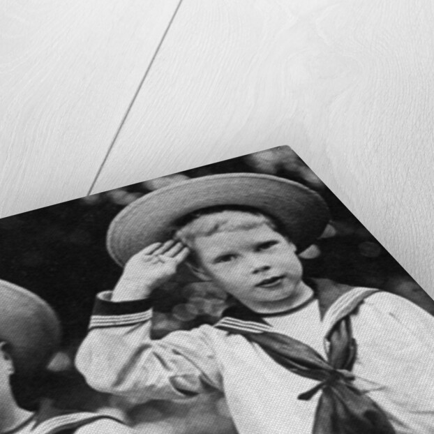 The future King Edward VIII (right) and the Duke of York by Anonymous