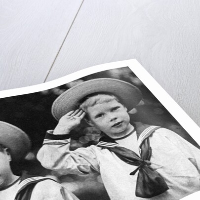 The future King Edward VIII (right) and the Duke of York by Anonymous