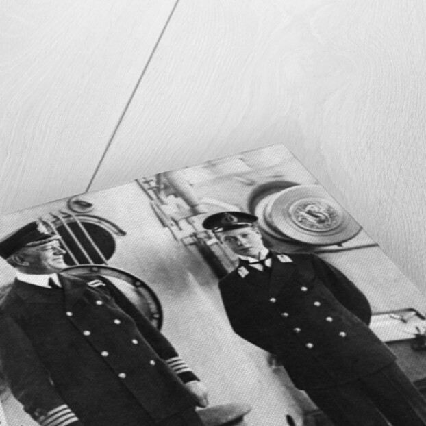 The future King Edward VIII as a midshipman in HMS Hindustan by Anonymous