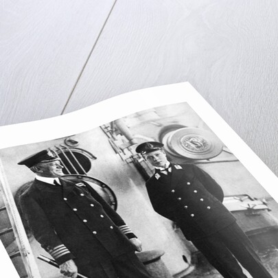 The future King Edward VIII as a midshipman in HMS Hindustan by Anonymous