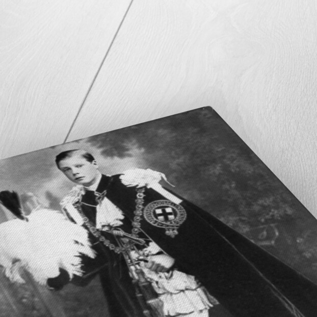 Edward, Prince of Wales as a Knight of the Garter by Anonymous