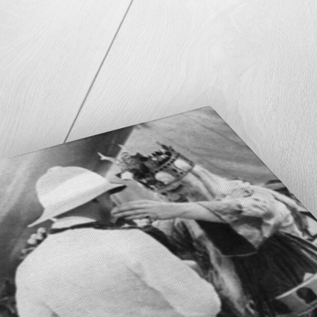 The Prince of Wales decorated by King Neptune, HMS Repulse by Anonymous