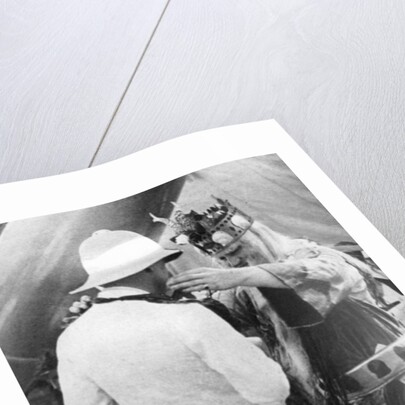 The Prince of Wales decorated by King Neptune, HMS Repulse by Anonymous