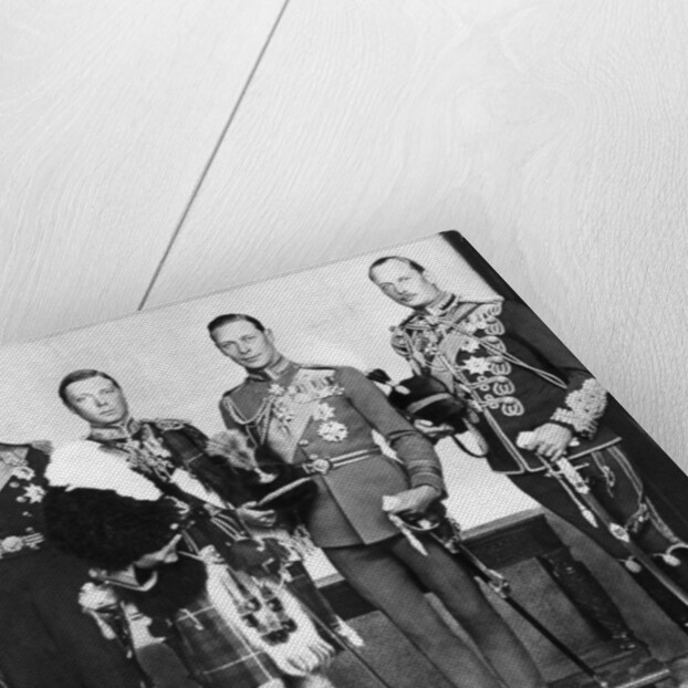 The Prince of Wales with his brothers by Anonymous