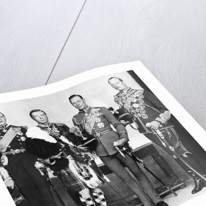 The Prince of Wales with his brothers by Anonymous