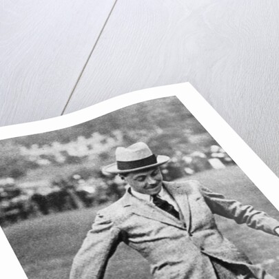 The Prince of Wales kicking off the Spurs versus Fulham football match by Anonymous