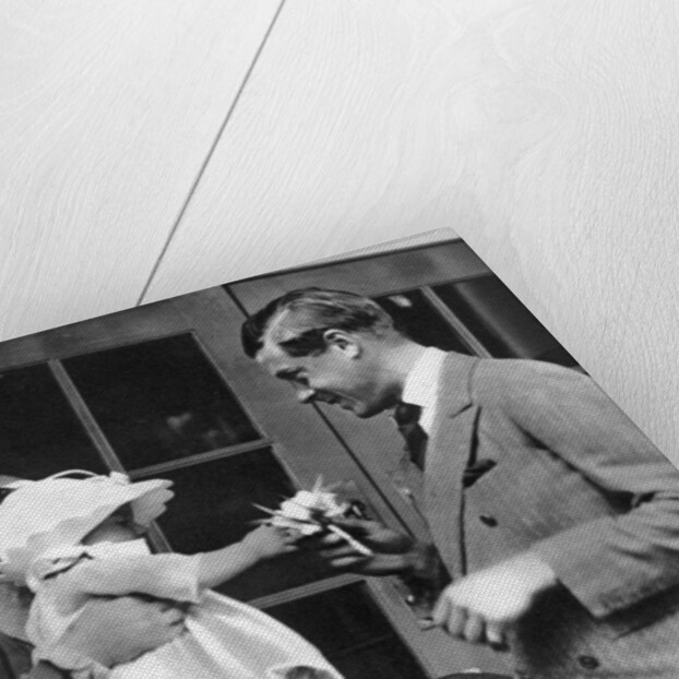 A bouquet for the Prince of Wales at Enham Village Centre by Anonymous