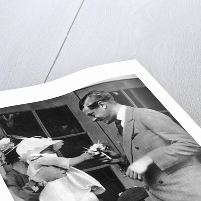 A bouquet for the Prince of Wales at Enham Village Centre by Anonymous