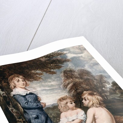 Children Bathing by L Edwards