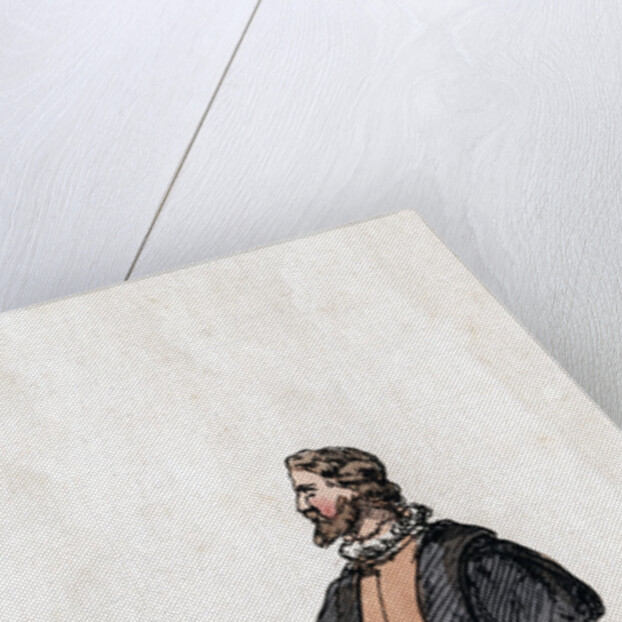 Court usher costume design for Shakespeare's play, Henry VIII by Anonymous