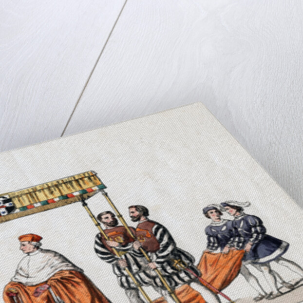 Cardinal Wolsey, costume design for Shakespeare's play, Henry VIII by Anonymous