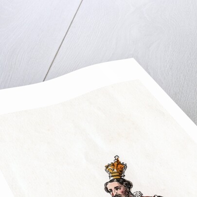 Holder of a sceptre, costume design for Shakespeare's play, Henry VIII by Anonymous