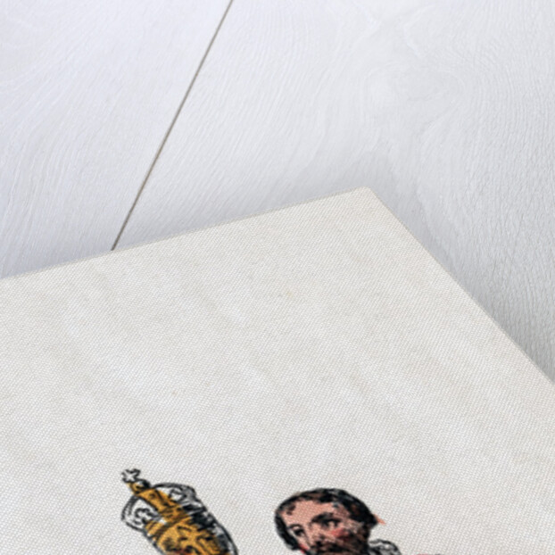 Holder of a sceptre, costume design for Shakespeare's play, Henry VIII by Anonymous