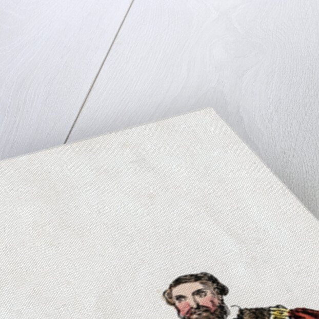 Duke of Suffolk, costume design for Shakespeare's play, Henry VIII by Anonymous