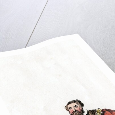 Duke of Suffolk, costume design for Shakespeare's play, Henry VIII by Anonymous