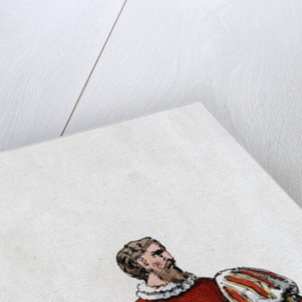 Sergeant, costume design for Shakespeare's play, Henry VIII by Anonymous